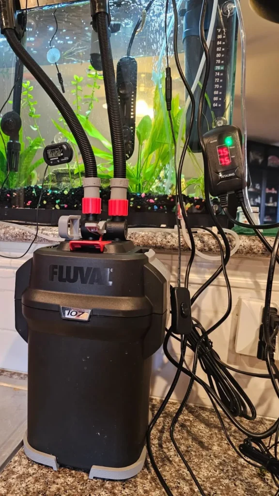 Fluval 207 . Best aquarium filter for turtle tanks